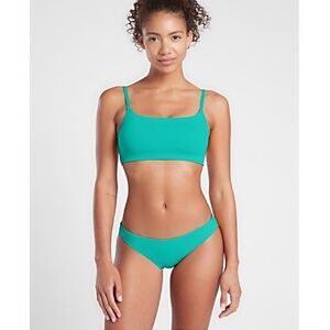 NWT Athleta Scoop Bikini Top, Aruba Teal
